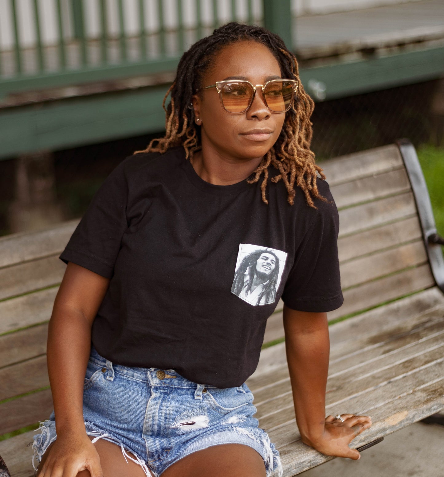 Bob Marley Unisex Pocket Tee