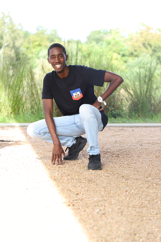 Flag of Haiti Unisex Pocket Tee