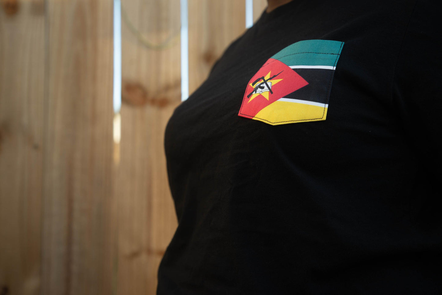 Flag of Mozambique Unisex Pocket Tee