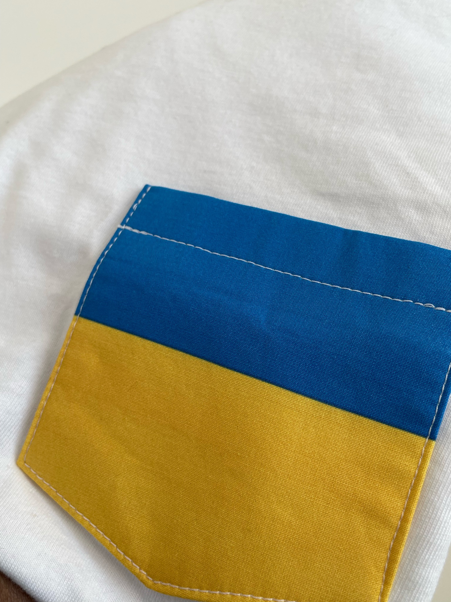 Flag of Ukraine Unisex Pocket Tee