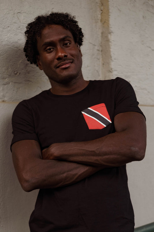Flag of Trinidad & Tobago Unisex Pocket Tee