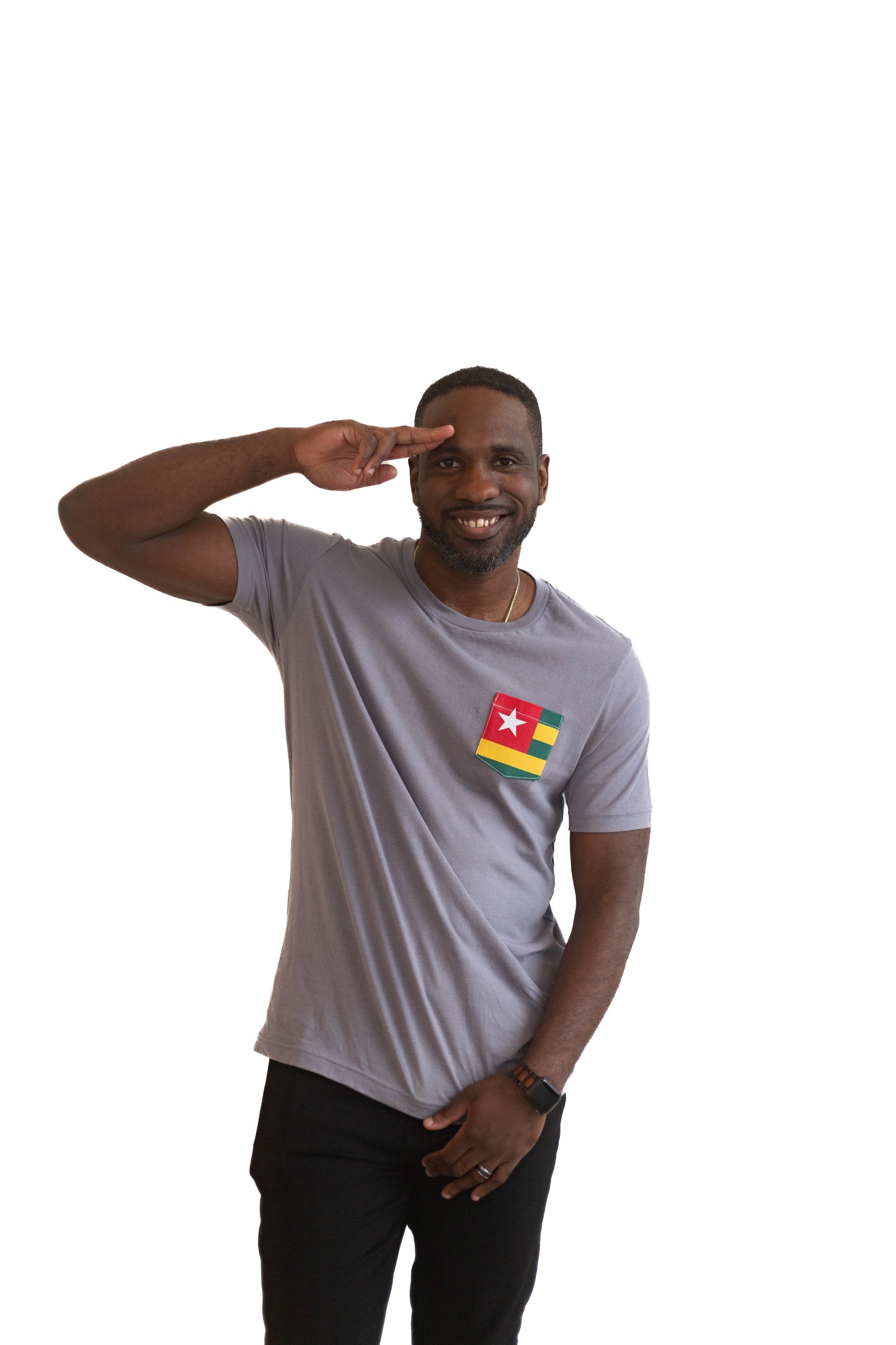 Flag of Togo Unisex Pocket Tee