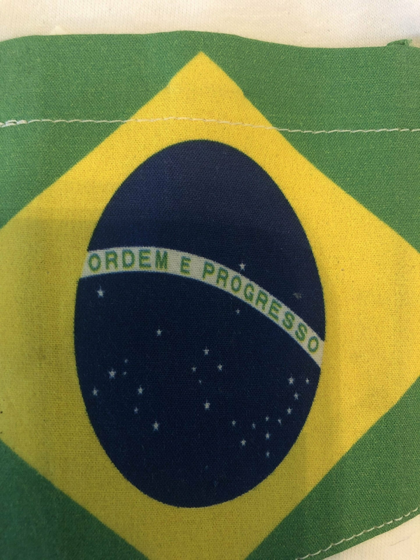 Flag of Brazil Unisex Pocket Tee