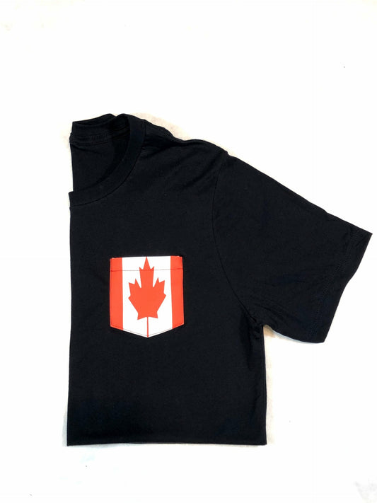 Flag of Canada Unisex Pocket Tee