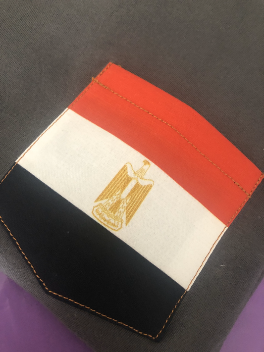 Flag of Egypt Unisex Pocket Tee