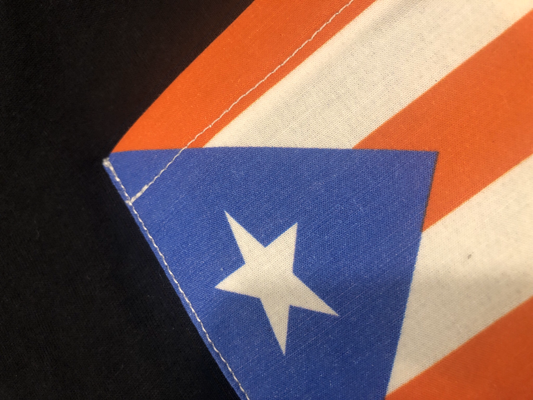 Flag of Puerto Rico Unisex Pocket Tee