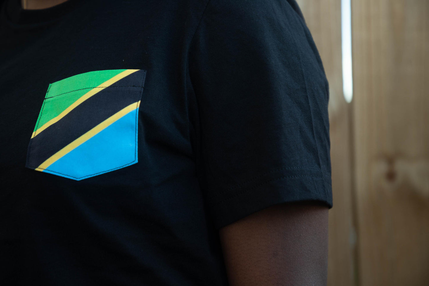 Flag of Tanzania Unisex Pocket Tee