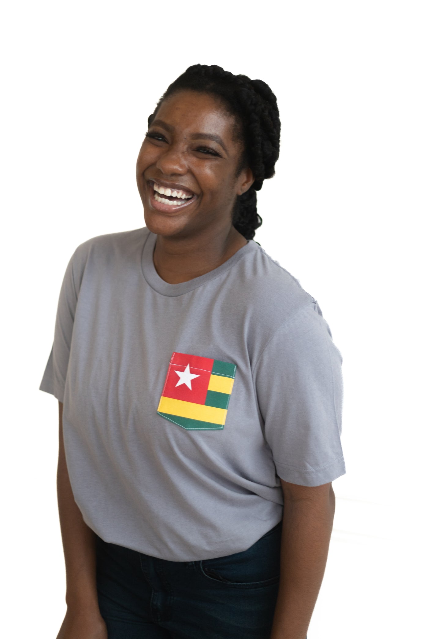 Flag of Togo Unisex Pocket Tee